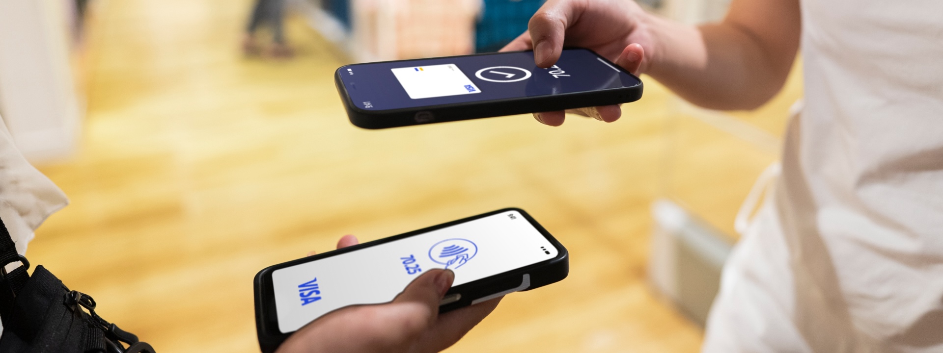 Tapping to pay with mobile devices