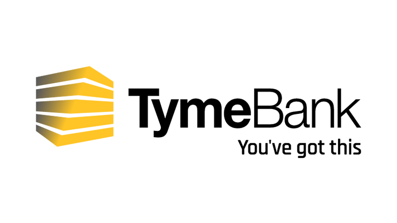 A logo of TymeBank